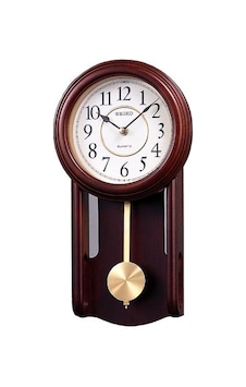 Seiko  Clocks QXC105B Ahşap Duvar Saati Ahşap