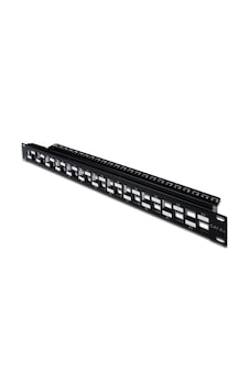 Digitus 24 Port Boş Patch Panel, Zırhlı/zırhsız Keystone Jack Takılabilir, 1u Yüksekliğinde, Port& 039 Ların Yerleşimi Zikzaklı, Ral 9005 Renk -18604 Digitus 24 Port Boş Patch Panel, Zırhlı/zırhsız Keystone Jack Takılabilir, 1u Yüksekliğinde, Port& 039 Ların Yerleşimi Zikzaklı, Ral 9005 Renk -18604