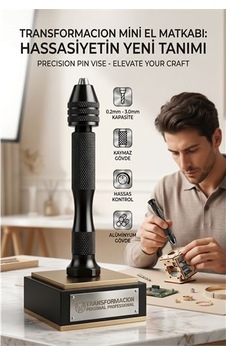 Mini El Matkabı - Hobi Ve Takı Tasarımı İçin Hassas Mandrenli Pin Mengene 723229