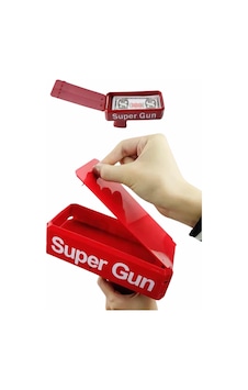 Kırmızı - 759 - Parti Oyuncağı Para Saçma Fırlatma Tabancası Makinesi - Csmo-tex - Super Money Kırmızı - 759 - Parti Oyuncağı Para Saçma Fırlatma Tabancası Makinesi - Csmo-tex - Super Money