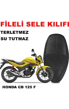 Honda Cb 125F Motosiklet Sele Kılıfı 3D Çift Katlı Fileli (495465742) Honda Cb 125F Motosiklet Sele Kılıfı 3D Çift Katlı Fileli (495465742)