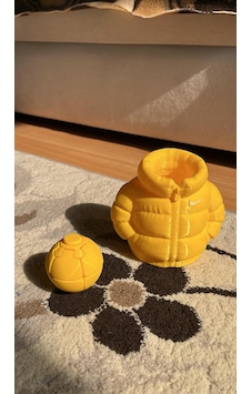 3d Baskı Kalemlik Ve Stres Topu Seti Sarı 3d Baskı Kalemlik Ve Stres Topu Seti Sarı