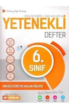 6. Sınıf Din Kültürü Ve Ahlak Bilgisi Yetenekli Defter Ddy Yayınl 6. Sınıf Din Kültürü Ve Ahlak Bilgisi Yetenekli Defter Ddy Yayınl
