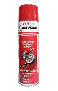 Omp Omayplus Zincir Ve Halat Yağlama Spreyi 500 Ml Omp Omayplus Zincir Ve Halat Yağlama Spreyi 500 Ml