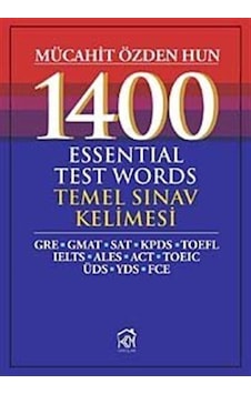 1400 Temel Sınav Kelimesi - Mücahit Özden Hun - Kurgu Kültür