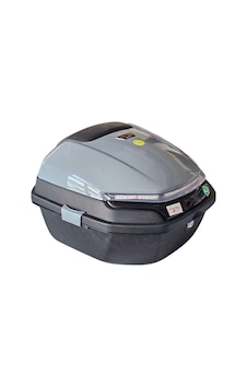 Motosiklet Arka Çanta 33 Litre Gri Stop Işıklı Sinyalli-2166 Motosiklet Arka Çanta 33 Litre Gri Stop Işıklı Sinyalli-2166