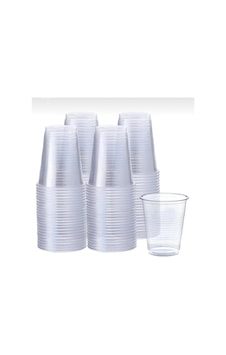 Ekonomik 100 Adet Tek Kullanımlık Plastik Bardak 1