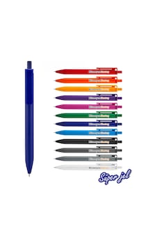 Bk Gift Promosyon 509 Plastik Süper Jel Refil Kalem Uv Baskılı Logolu Promosyon Kalem 10 Adet - Füme Mavi Bk Gift Promosyon 509 Plastik Süper Jel Refil Kalem Uv Baskılı Logolu Promosyon Kalem 10 Adet - Füme Mavi