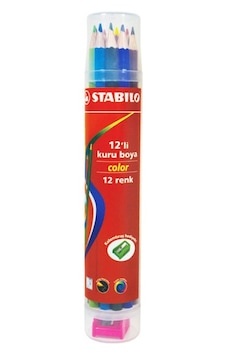 Stabilo Color Kuruboya 12'Li Plastik Tüp N 1212/77-Pt Stabilo Color Kuruboya 12'Li Plastik Tüp N 1212/77-Pt