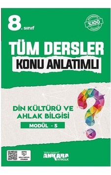 Ankara Yayınları 8. Sınıf Lgs Tüm Dersler Konu Modül 5 Din Kültür