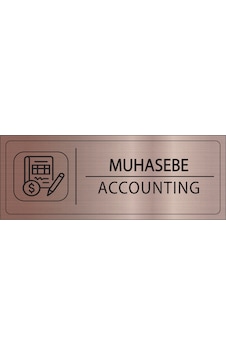 Mayeka Muhasebe İsimlik Bronz Metal Kapı İsimliği Levhası Yönlendirme Tabelası Mayeka Muhasebe İsimlik Bronz Metal Kapı İsimliği Levhası Yönlendirme Tabelası