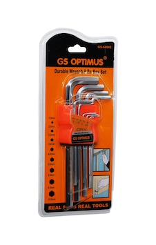 9 Parça Krom Uzun - Düz Alyan 180mm 4741 9 Parça Krom Uzun - Düz Alyan 180mm 4741