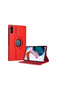Xiaomi Uyumlu Redmi Pad Zore Dönebilen Standlı Kılıf-Kırmızı Kırmızı