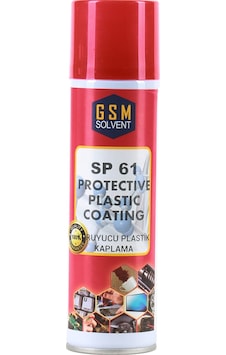 GSM Solvent SP 61 Koruyucu Plastik Kaplama Spreyi 200 ML GSM Solvent SP 61 Koruyucu Plastik Kaplama Spreyi 200 ML