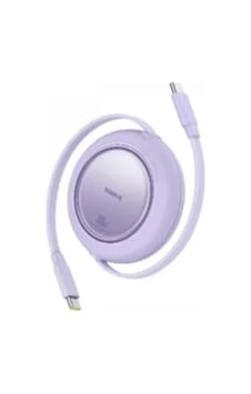 Baseus P10364500213-00 Free2 Pull Mini Kablolu Usb-c 100w 2m Mor Şarj Kablosu