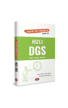 2022 Vaktim Yok Zamanım Az Diyenler İçin HIZLI DGS- Data Yayınları 2022 Vaktim Yok Zamanım Az Diyenler İçin HIZLI DGS- Data Yayınları