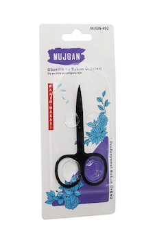 Müjgan Mjgn-492 Siyah Çok Amaçlı Bıyık & Bakım Makası- 12'li Paket