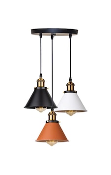 Rsylight Retro Dekoratif 3 Lü Bakır Siyah Beyaz Rustik Metal Sarkıt Avize 30 Cm Rsylight Retro Dekoratif 3 Lü Bakır Siyah Beyaz Rustik Metal Sarkıt Avize 30 Cm