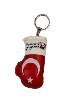 Dragondo Ac1329 Boks Eldivenli Anahtarlık Tek Kırmızı - Beyaz Dragondo Ac1329 Boks Eldivenli Anahtarlık Tek Kırmızı - Beyaz