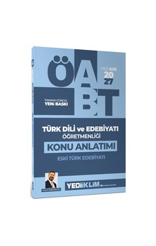 Yediiklim Yayınları 2027 Meb Ags Öabt Türk Dili Ve Edebiyatı Öğretmenliği Eski Türk Edebiyatı Konu Anlatımı Yediiklim Yayınları 2027 Meb Ags Öabt Türk Dili Ve Edebiyatı Öğretmenliği Eski Türk Edebiyatı Konu Anlatımı