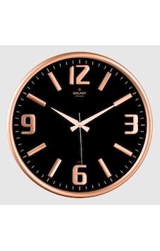 Lexroo Premium Serisi Metal Çerçeveli Kabartma Rakamlı Bombe Camlı 35 Cm Duvar Saati Bakır -siyah Lexroo Premium Serisi Metal Çerçeveli Kabartma Rakamlı Bombe Camlı 35 Cm Duvar Saati Bakır -siyah
