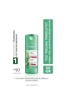Yves Rocher Toz Peeling Temizleyici Aha-karma/yağlı/akneli Cilt -pure Menthe Arındırıcı Botanik Kompleks 50gr Yves Rocher Toz Peeling Temizleyici Aha-karma/yağlı/akneli Cilt -pure Menthe Arındırıcı Botanik Kompleks 50gr