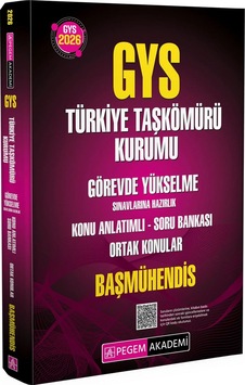 Pegem 2026 Gys Türkiye Taşkömürü Kurumu Başmühendis Ortak Konular Konu Anlatımlı Soru Bankası Görevde Yükselme Pegem Akademi Yayınları Pegem 2026 Gys Türkiye Taşkömürü Kurumu Başmühendis Ortak Konular Konu Anlatımlı Soru Bankası Görevde Yükselme Pegem Akademi Yayınları