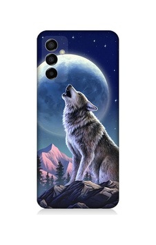 Samsung Galaxy M23 Uyumlu Kurt Ve Ay Desenli Silikon Kılıf Samsung Galaxy M23 Uyumlu Kurt Ve Ay Desenli Silikon Kılıf