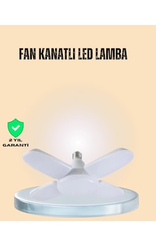 Yüksek Işık Güçlü Led Ampül 4 Kollu Katlanır Pervane Tasarım Yüksek Işık Güçlü Led Ampül 4 Kollu Katlanır Pervane Tasarım
