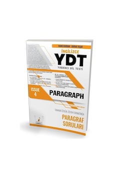 YDT İngilizce Paragraph Issue 4 - Burak Yaşar - Pelikan Yayınları YDT İngilizce Paragraph Issue 4 - Burak Yaşar - Pelikan Yayınları