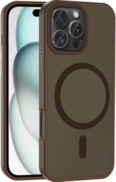 Teleplus Apple Uyumlu iPhone 16 Pro Max Kılıf M-safe Şarj Özellikli Mat Arka Yüzey Sio Kapak Teleplus Apple Uyumlu iPhone 16 Pro Max Kılıf M-safe Şarj Özellikli Mat Arka Yüzey Sio Kapak