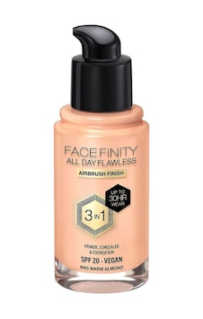 Max Factor Facefinity 3in1 Fondöten 45 Warm Almond Max Factor Facefinity 3in1 Fondöten 45 Warm Almond