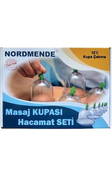 Hacamat Masaj Kupası 12li Set Çok Renkli Hacamat Masaj Kupası 12li Set Çok Renkli