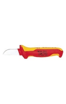 Knipex 98 52 180mm İzoleli Kablo Bıçağı Vde Knipex 98 52 180mm İzoleli Kablo Bıçağı Vde