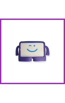 Bezos İpad Mini 5 Kılıf Karakter Tablet Silikon - Mor Bty Bezos İpad Mini 5 Kılıf Karakter Tablet Silikon - Mor Bty