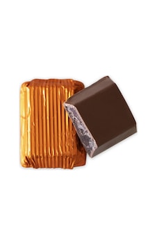 Sargılı Turuncu Karamelli Çikolata-1000 G Sargılı Turuncu Karamelli Çikolata-1000 G