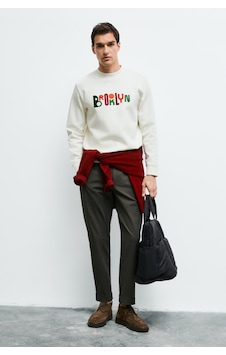 Lufian Fınn Erkek Sweatshirt Kırık Beyaz Kırık Beyaz 112030202100510 Lufian Fınn Erkek Sweatshirt Kırık Beyaz Kırık Beyaz 112030202100510