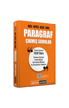 Pegem Kpss Ags Ales Dgs Paragraf Çıkmış Sorular Pegem Akademi Yayıncılık Pegem Kpss Ags Ales Dgs Paragraf Çıkmış Sorular Pegem Akademi Yayıncılık
