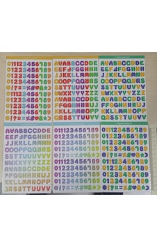 6 Sayfa 0.7 Cm Harfler Ve Sayılar Sticker Alfabe Süsleme Etiketi Karma Çok Renkli 6 Sayfa 0.7 Cm Harfler Ve Sayılar Sticker Alfabe Süsleme Etiketi Karma Çok Renkli