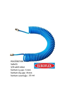 Spiral Hava Hortumu 5x8x15mt Düz Rekor Icp Euroflex Spiral Hava Hortumu 5x8x15mt Düz Rekor Icp Euroflex