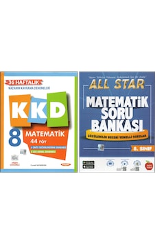 Kurmay 8. Sınıf Kkd+newton All Star Matematik 2 Kitap