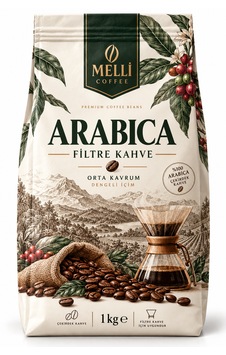 Arabica Filtre Kahve Orta Kavrum 1000 Gr Çekirdek Arabica Filtre Kahve Orta Kavrum 1000 Gr Çekirdek