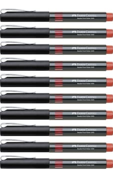 Faber-castell 5405 Iğne Uçlu Roller Kalem 0.5 Mm Kırmızı 10 Adet Diğer Faber-castell 5405 Iğne Uçlu Roller Kalem 0.5 Mm Kırmızı 10 Adet Diğer