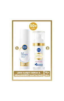 Sun Spf50 Primer Nemlendirici Makyaj Bazı 30ml Ve Luminous630 Thiamidol Leke Karşıtı Cilt Serum30ml