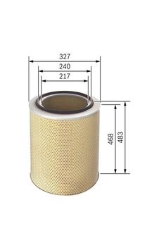 BOSCH F026400030 HAVA FİLTRESİ BOSCH F026400030 HAVA FİLTRESİ