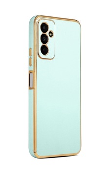 Samsung Galaxy M13 Uyumlu Kılıf Kenarları Parlak Altın Renkli Kamera Korumalı Soft Tasarım Kılıf Samsung Galaxy M13 Uyumlu Kılıf Kenarları Parlak Altın Renkli Kamera Korumalı Soft Tasarım Kılıf