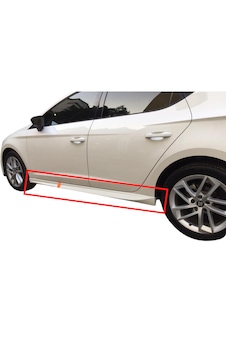 Seat Leon 2013-2020 Aero Marşpiyel Plastik-boyasız