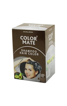 Color Mate 10pcs Kahverengi Saç Boyama Şampuanı Bx40 Diğer Color Mate 10pcs Kahverengi Saç Boyama Şampuanı Bx40 Diğer