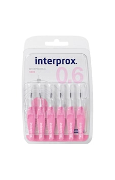 Interprox Interproximal Nano 0.6mm Arayüz Fırçası 6 Adet PEMBE Interprox Interproximal Nano 0.6mm Arayüz Fırçası 6 Adet PEMBE