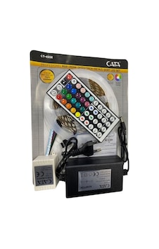Cata Ct-4558 5 Metre Rgb Şerit Led Seti 15 Renk Trafo + Kumanda Cata Ct-4558 5 Metre Rgb Şerit Led Seti 15 Renk Trafo + Kumanda